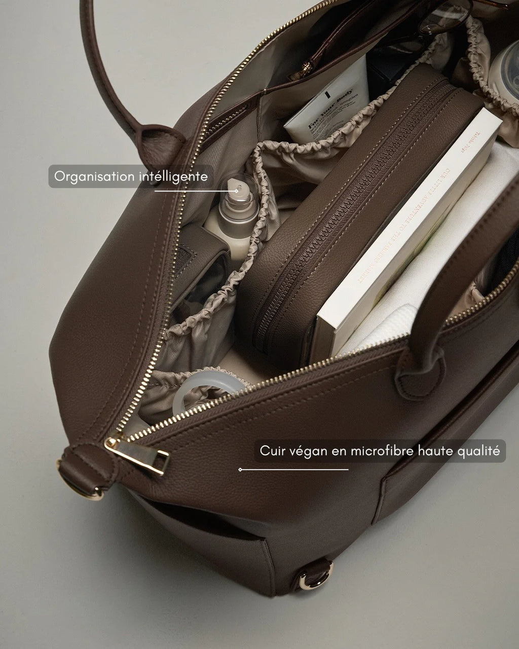 Sac à langer en cuir végan - Elvara