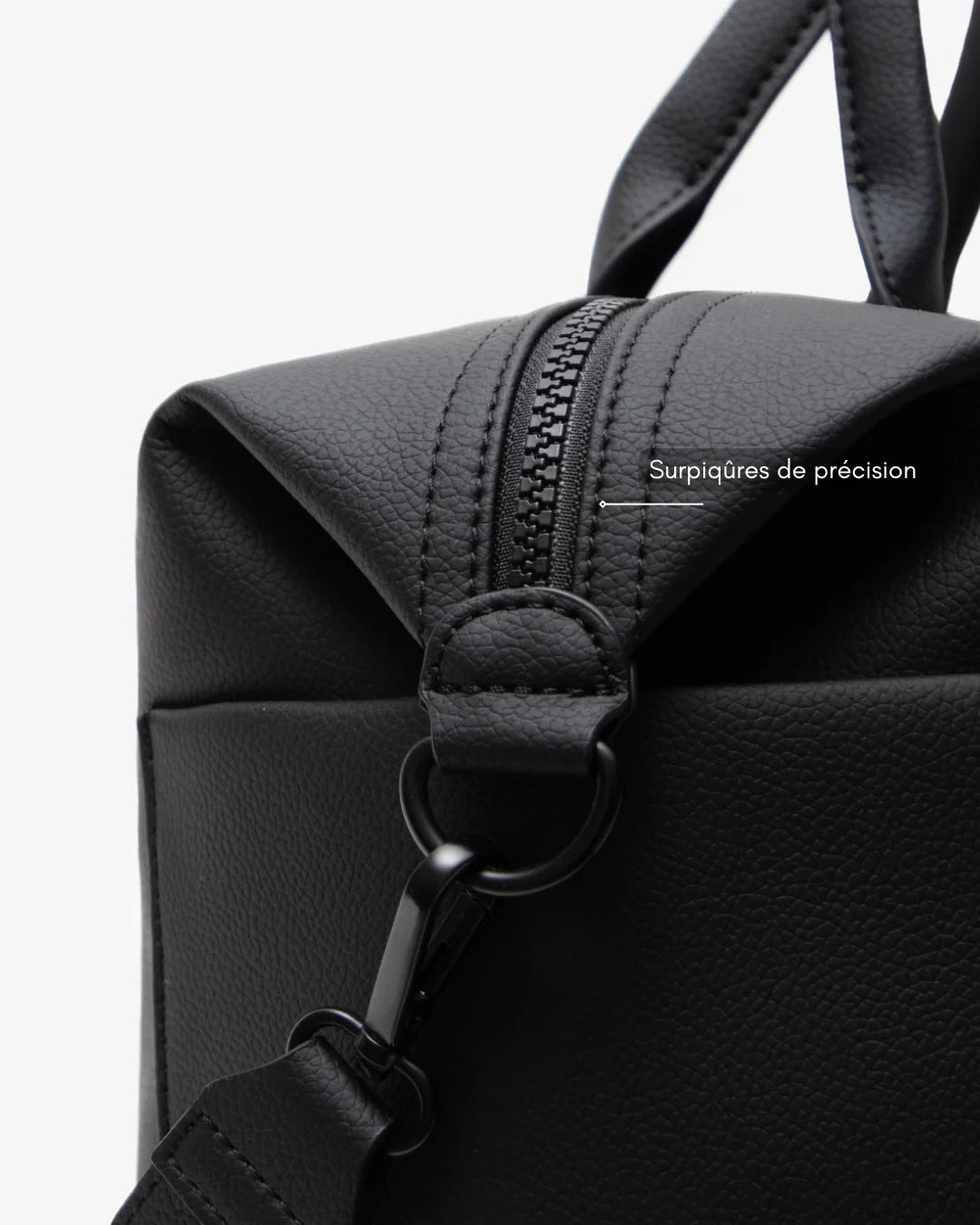 Sac à langer en cuir végan - Elvara