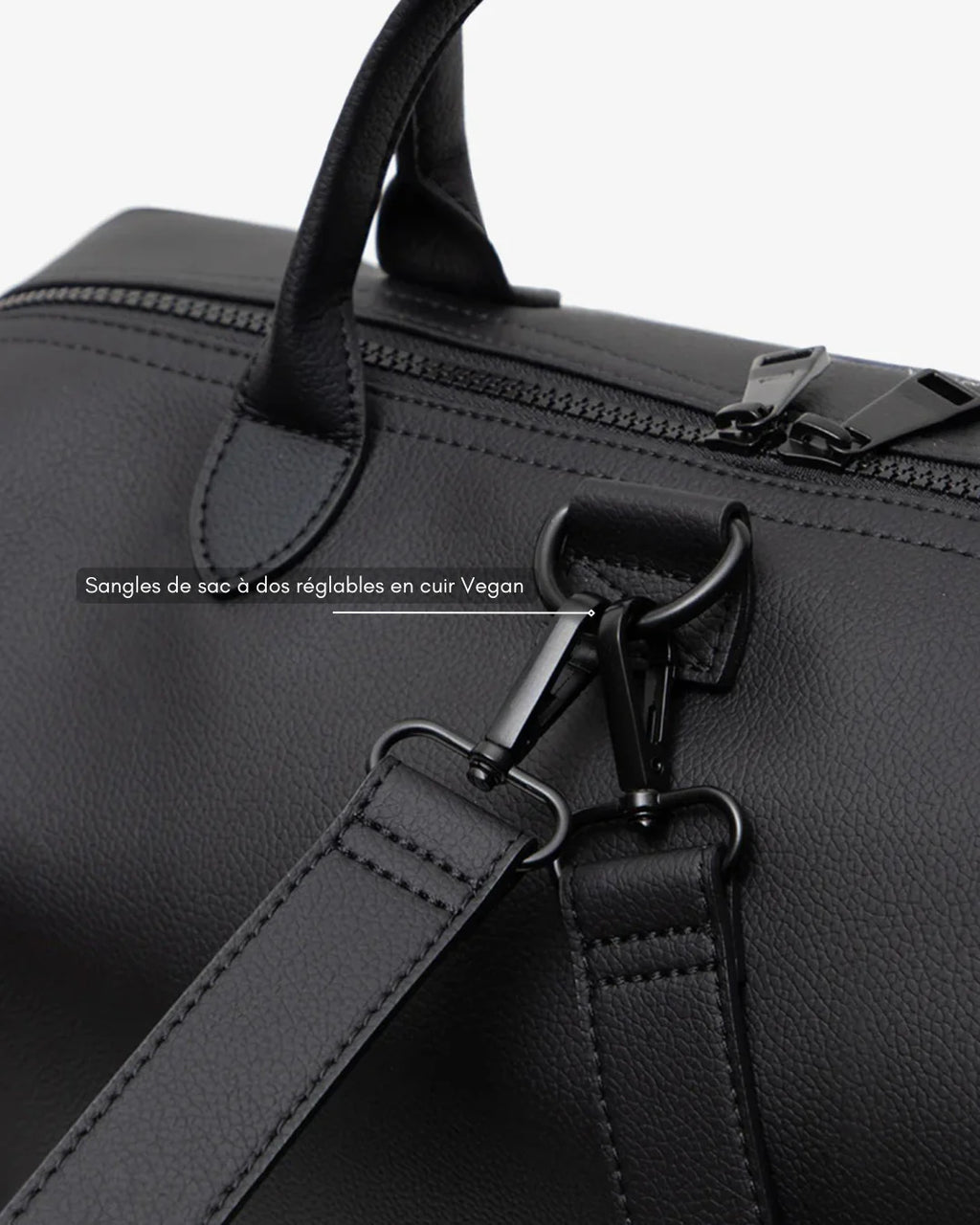 Sac à langer en cuir végan - Elvara