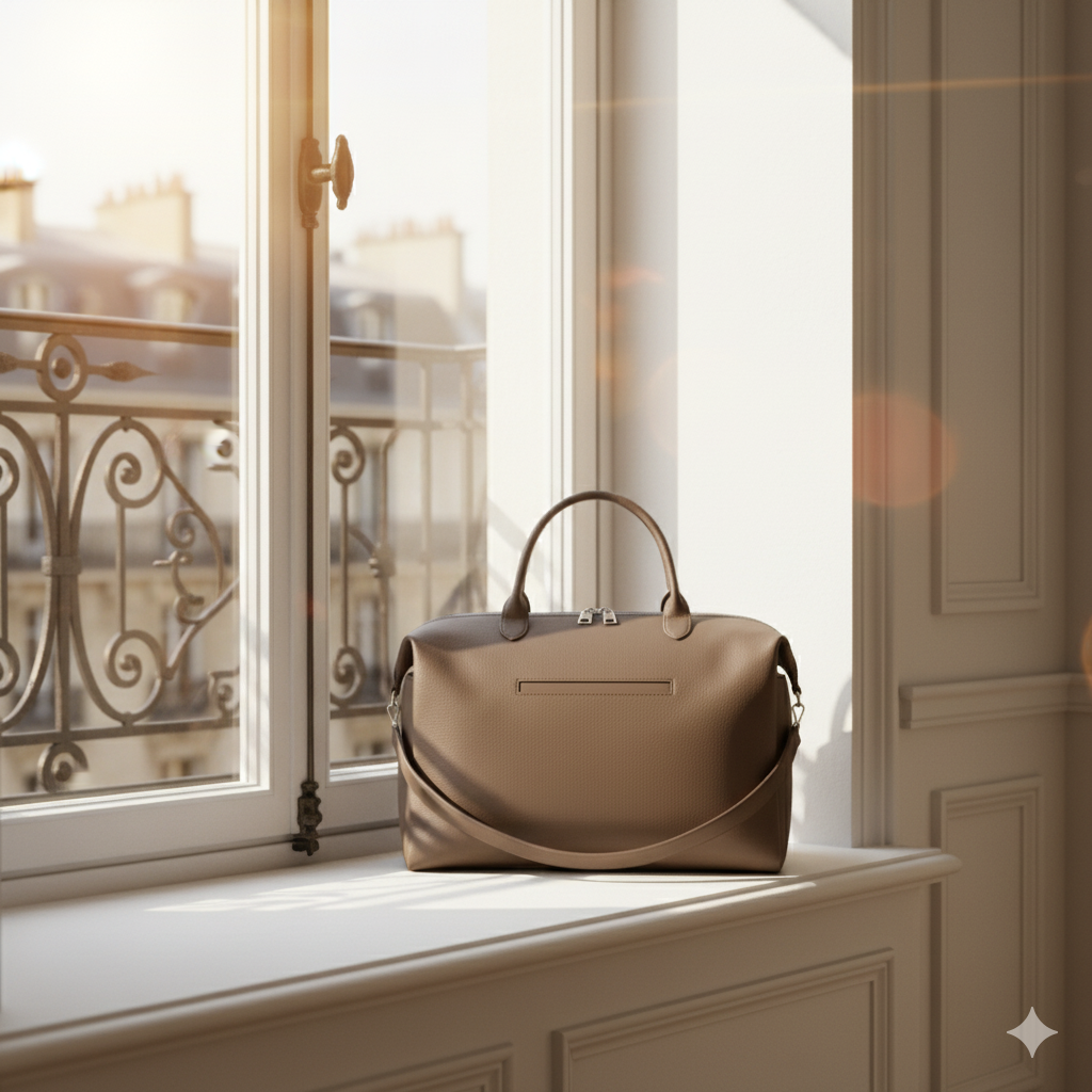 Sac à langer en cuir végan - Elvara