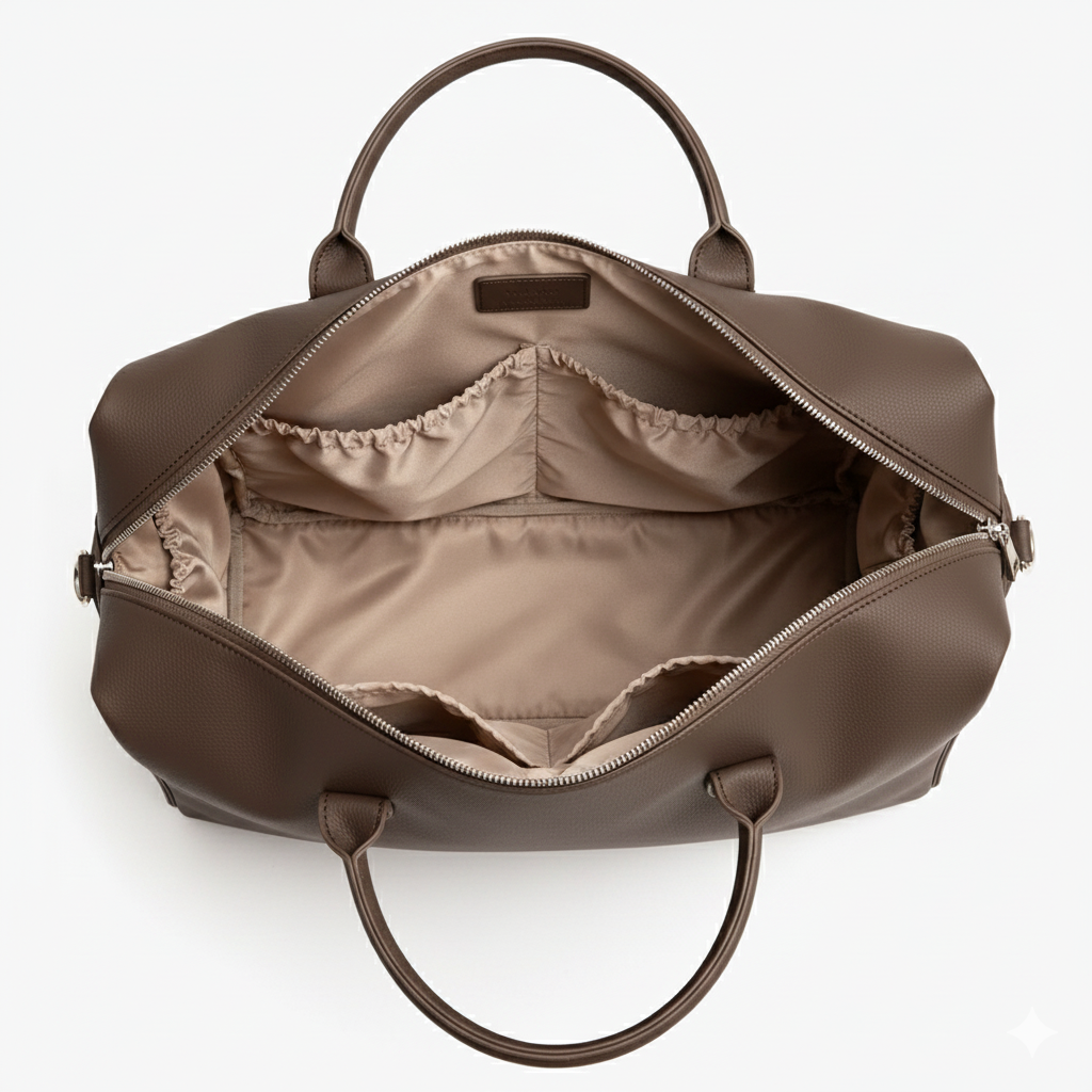 Sac à langer en cuir végan - Elvara