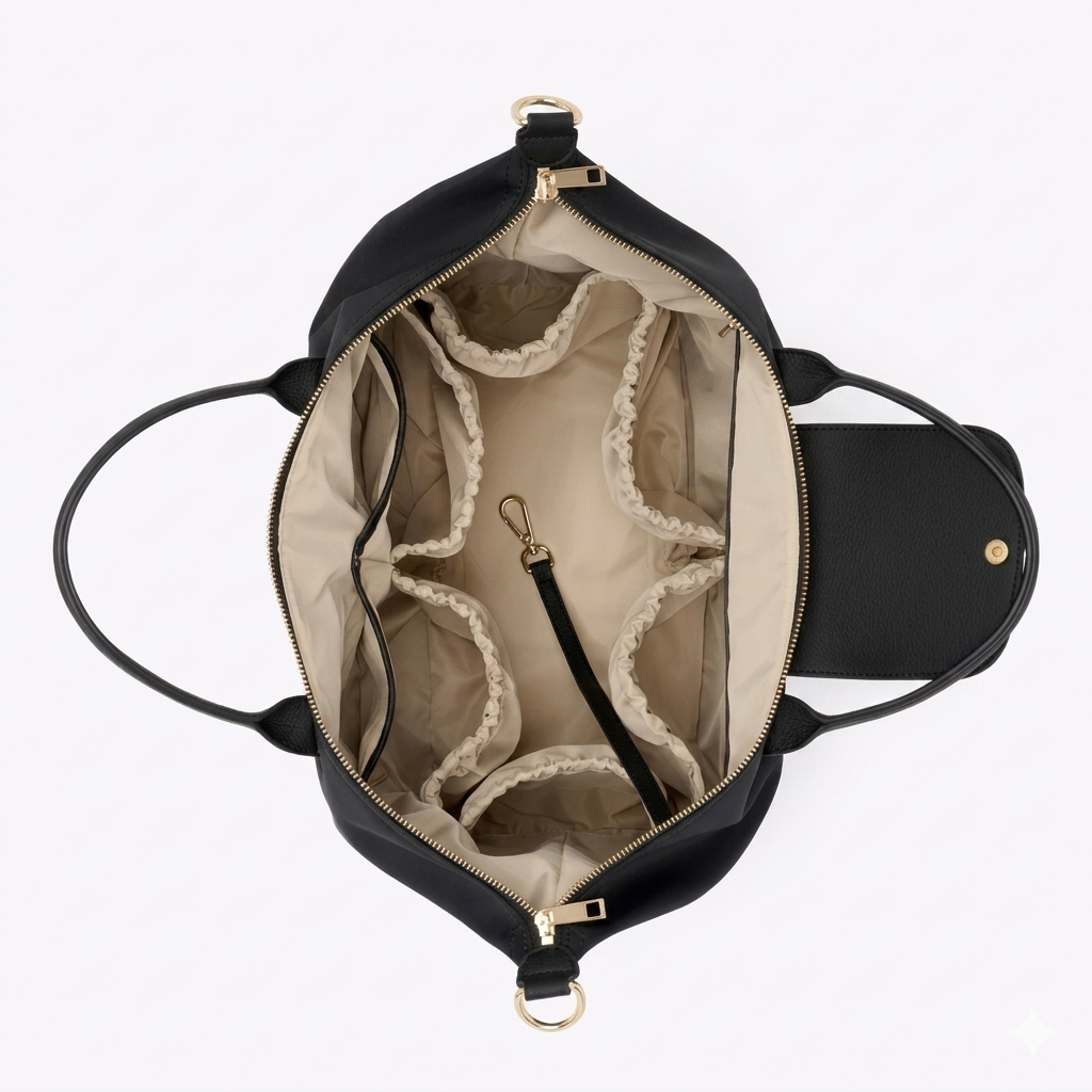 Sac à langer en cuir végan - Elvara